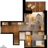 Val D´Isere - Hotel Avancher, Val D'Isere.  - Suite Duplex 6 pax 60m2